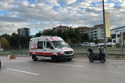 Bağlarbaşı'nda motor kazası! Sürücü hafif yaralandı