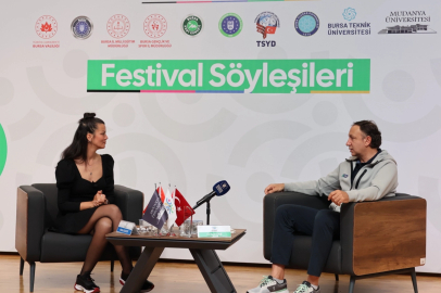 Orhun Ene spor söyleşı̇lerı̇'nde gençlerle buluştu