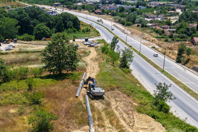 Sakarya'da 17 mahalleye içme suyu ileten ana hat yenileniyor