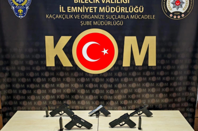 Bilecik'te kaçak silah operasyonu