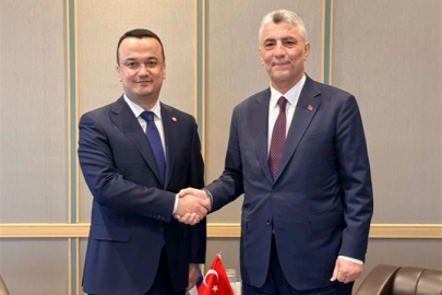 Bakan Bolat Özbekistanlı mevkidaşını ağırladı