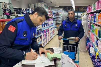 Gemlik Zabıtası'ndan zincir marketlere kapsamlı denetim