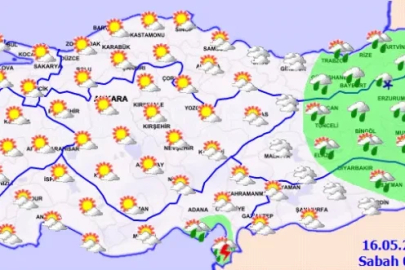 Yurtta bugün hava nasıl olacak? (16 Mayıs 2026)